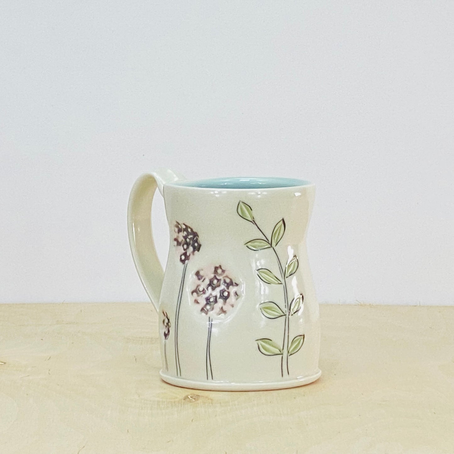 Mug with Flowers3-zinnia