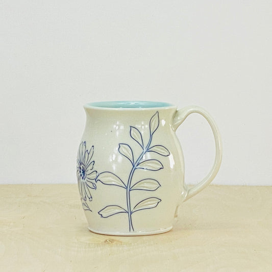 Mug with Flowers1-ironweed/black eyed Susan’s