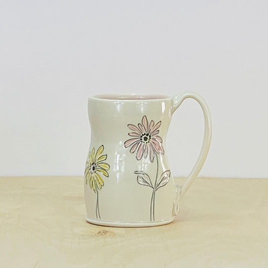 Mug with Flowers2-zinnia