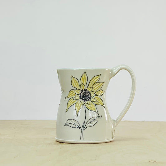 Mug with Flowers1-sunflowers