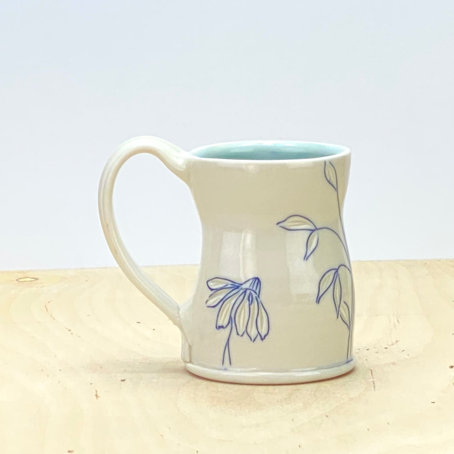 Mug with Flowers-Echinacea