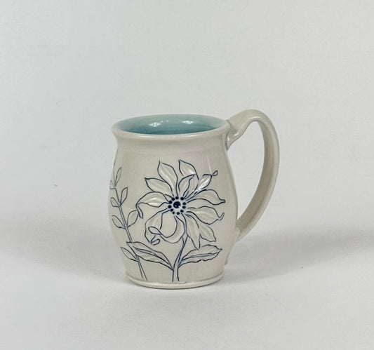 Mug with Summer Flowers