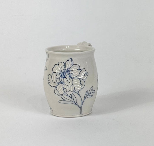 Mug with Peony