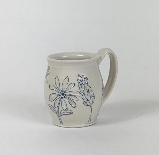 Mug with Summer Flowers